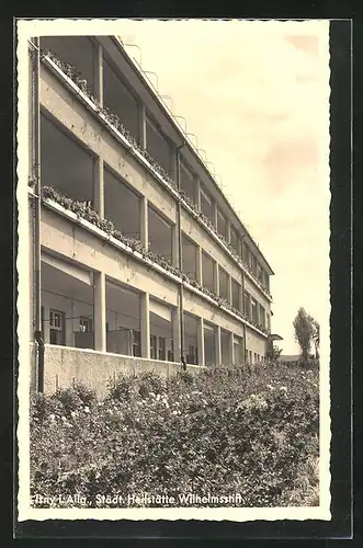 AK Isny /Allgäu, Städt. Heilstätte Wilhelmsstift