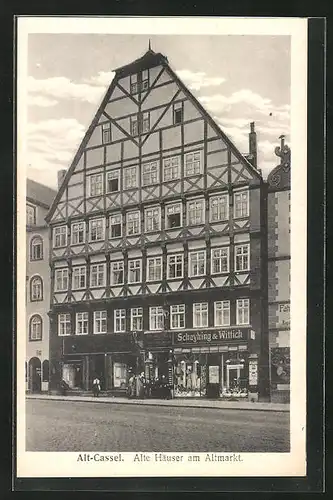 AK Kassel, Alte Häuser am Altmarkt