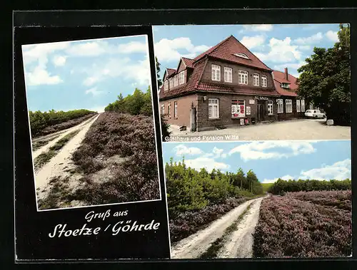AK Stoetze /Göhrde, Gasthaus und Pension Witte