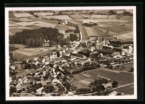 AK Fürstenzell /Ndby., Fliegeraufnahme der Ortschaft