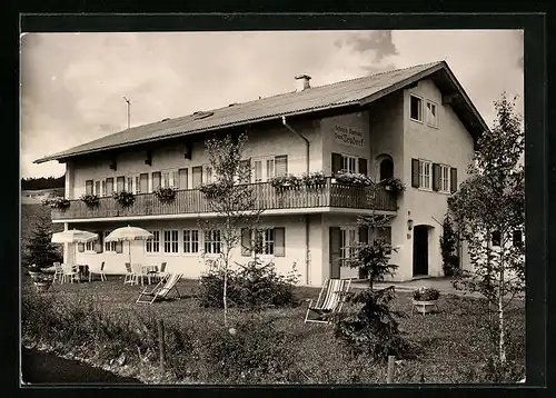 AK Oberstaufen /Allgäu, Hotel Schrothkurheim Haus Neudeck, Auf der Höh 7