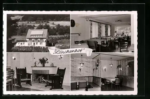 AK Willingen, verschiedene Ansichten vom Hotel Lärchenhof