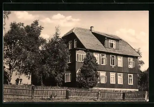 AK Tanne /Oberharz, FDGB-Vertragshaus Edelweiss