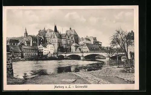 AK Marburg, Wasserseite der Universität