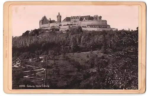 Fotografie Stengel & Co., Dresden, Ansicht Coburg, Blick auf die Veste Coburg