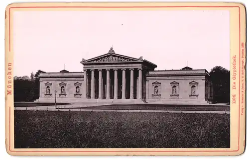 Fotografie Römmler & Jonas, Dresden, Ansicht München. Blick auf die Glyptothek