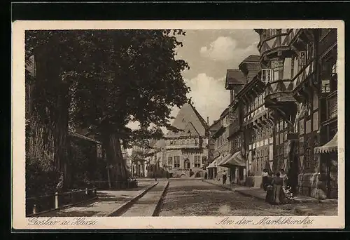 AK Goslar a. Harz, An der Marktkirche