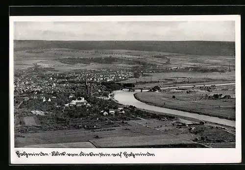 AK Holzminden, Blick vom Kiekenheim auf den Ort