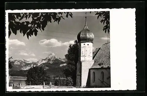 AK Oberkirch /Füssen, St. Nikolau-Kapelle