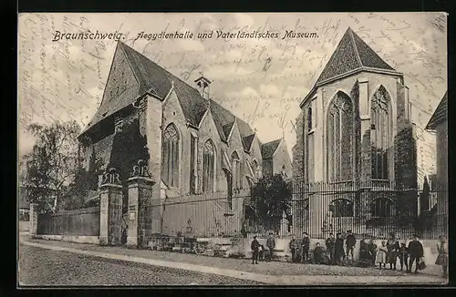 AK Braunschweig, Aegydienhalle und Vaterländisches Museum