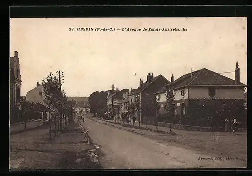 AK Hesdin, L'Avenue de Sainte-Austreberthe