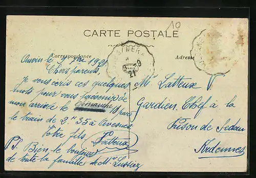 AK Anvin, Place de la Gare