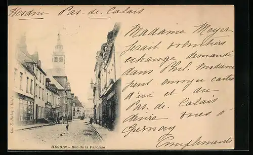 AK Hesdin, Rue de la Paroisse