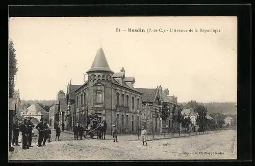 AK Hesdin, L`Avenue de la République