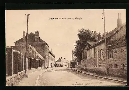 AK Desvres, Rue Potiers prolongée