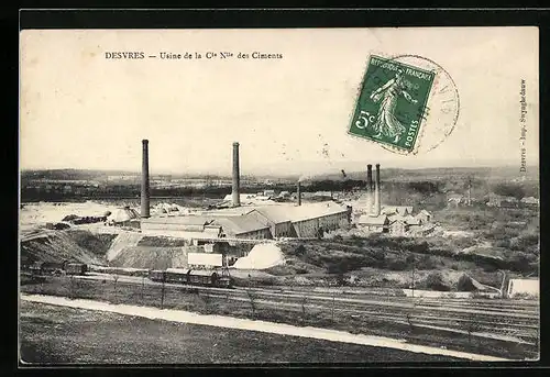 AK Desvres, Usine de la Cie Nlle des Ciments