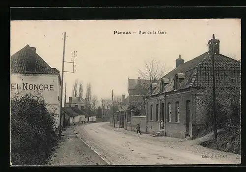 AK Pernes, Rue de la Gare