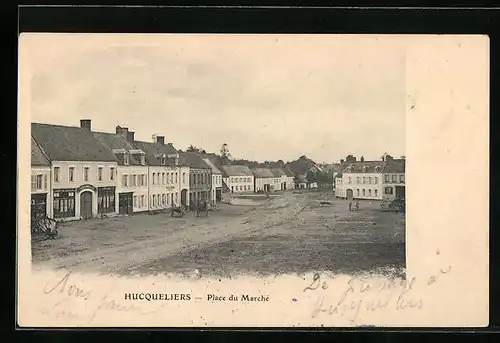 AK Hucqueliers, Place du Marché