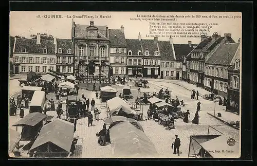 AK Guines, La Grand`Place, le marché
