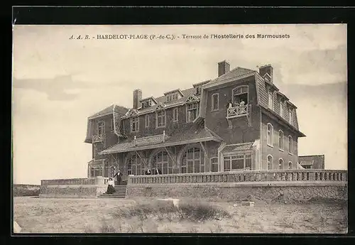 AK Hardelot-Plage, Terrasse de l`Hostellerie des Marmousets