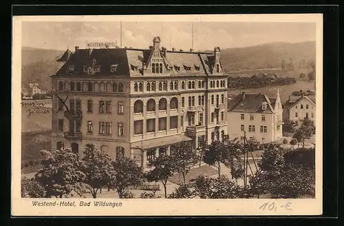 AK Bad Wildungen, Westend-Hotel