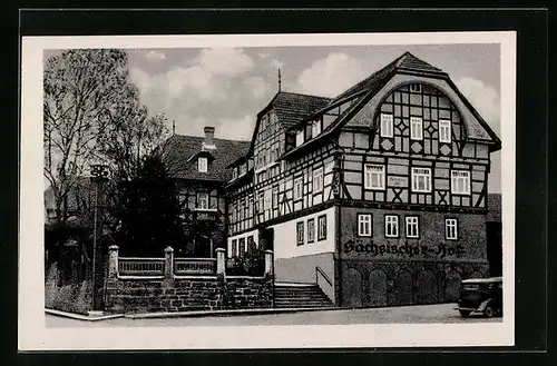 AK Dermbach /Röhn, Gasthaus Sächsischer Hof