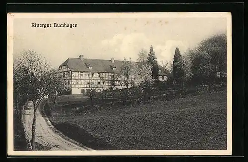 AK Buchhagen, Blick auf das Rittergut