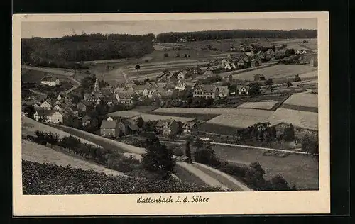 AK Wattenbach i. d. Söhre, Panorama