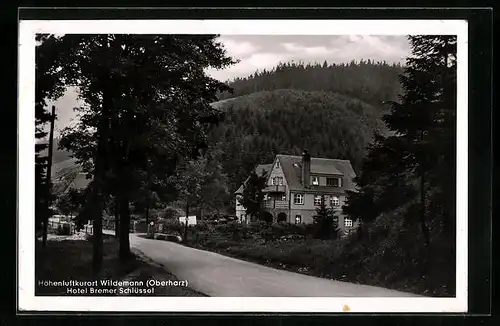 AK Wildemann / Oberharz, Hotel Bremer Schlüssel