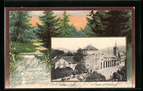 AK Goslar a. Harz, Hotel zum Achtermann