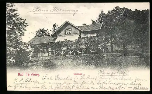 AK Bad Harzburg, Gasthaus Sennhütte