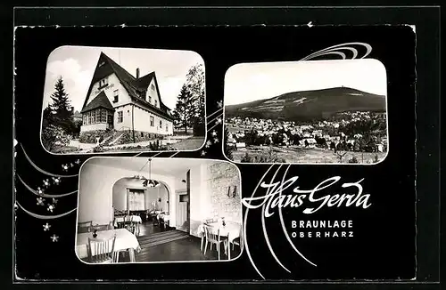 AK Braunlage / Oberharz, Hotel und Pension Haus Gerda