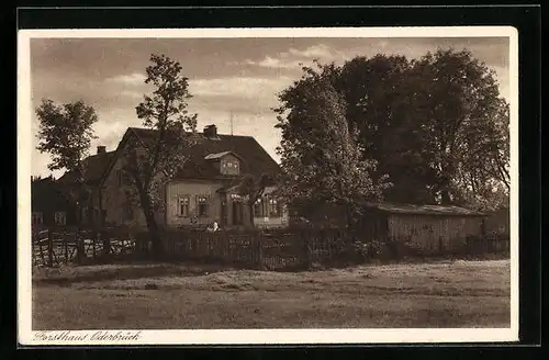 AK Oderbrück, Blick auf das Forsthaus