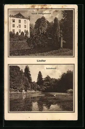 AK Lindlar, Schloss Heiligenhoven und Schlossteich