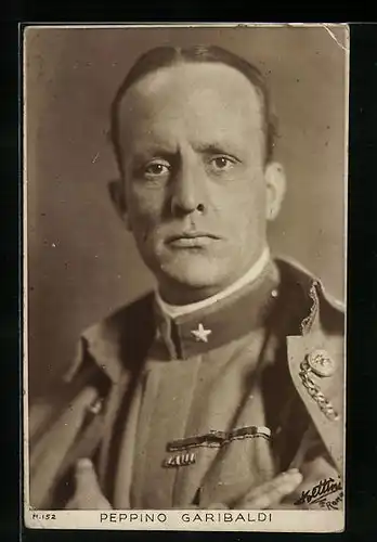 AK Pepino Garibaldi, italienischer Heerführer