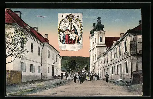 AK Sloup, Kostel, Gnadenbild