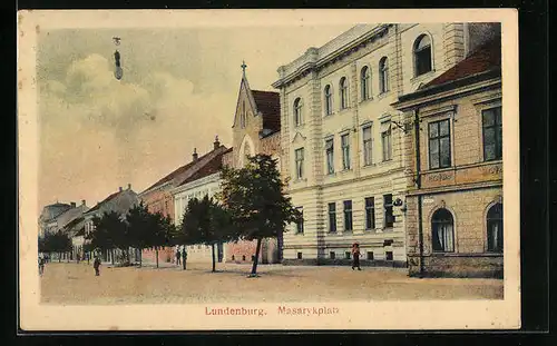 AK Lundenburg, Masarykplatz, Namesti