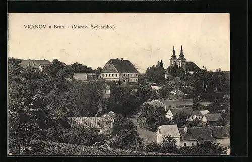 AK Vranov u Brna, Panorama, Kostel