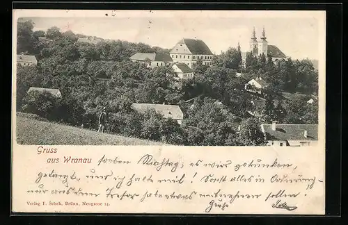 AK Wranau, Ortsansicht mit Kirche