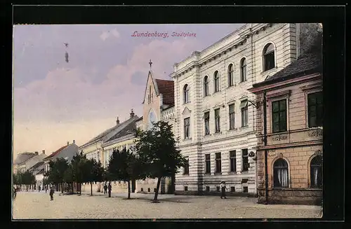 AK Lundenburg, Stadtplatz