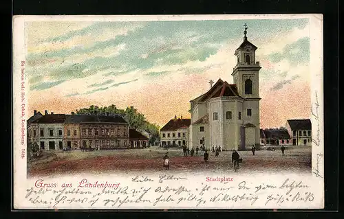 AK Lundenburg, Stadtplatz