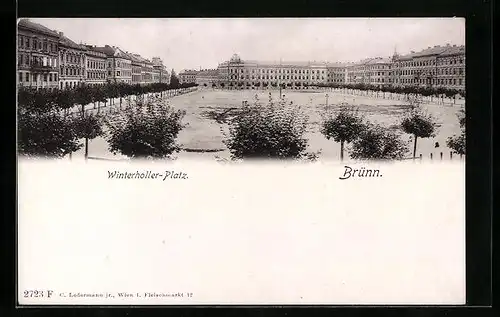 AK Brünn / Brno, Winterholler-Platz