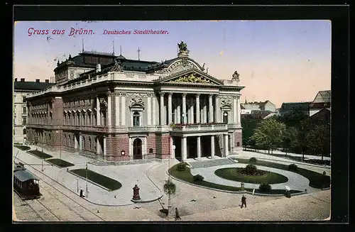 AK Brünn / Brno, Deutsches Stadttheater