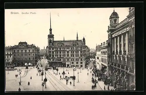 AK Brünn / Brno, Grosser Platz