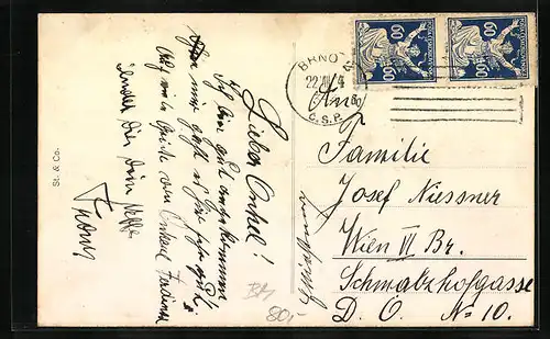 AK Brünn / Brno, Augarten