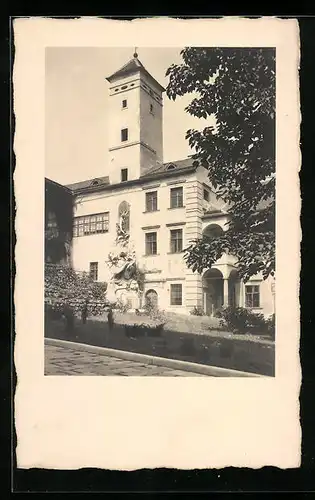 Foto-AK Brünn / Brno, Franzensmuseum, ehemaliger Bischofshof