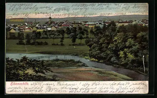 AK Eibenschitz, Panorama aus der Ferne