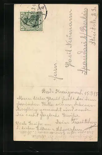 AK Kleiner Heldenspross liest Zeitung