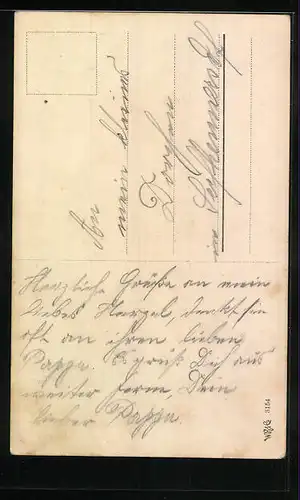 AK Kleiner Soldat mit seiner Liebsten