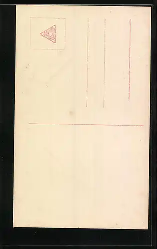 AK Kleiner Soldat mit Ast in der Hand